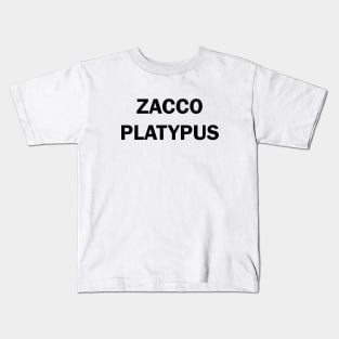 ZACCO PLATYPUS: Version Two Kids T-Shirt